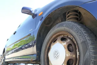 VW Polo 6N 6N1 Kotflügel vorne rechts blau LB5N indigoblau - Bild 5