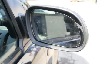 VW Fox 5Z manueller Spiegel Außenspiegel + Glas rechts schwarz L041 mechanisch - Bild 2
