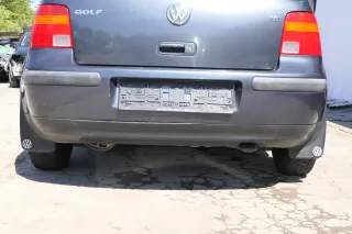 VW Golf 4 Limousine Stoßstange hinten Heckstoßstange Stoßfänger grau LC7V - Bild 1