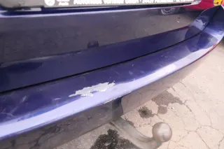 VW Passat 3BG 3B6 Kombi Stoßstange hinten Heckstoßstange Stoßfänger blau LD5Q - Bild 4