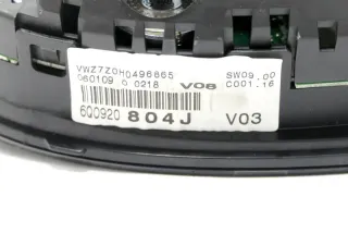 VW Polo 9N 3Tacho Tachometer Kombiinstrument 241.000km 6Q0920804J 1,4TDI BNV BNM - Bild 2