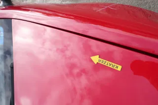 Skoda Fabia 6Y Motorhaube Klappe vorne rot LF3K vorn     (OHNEgrill!) - Bild 7