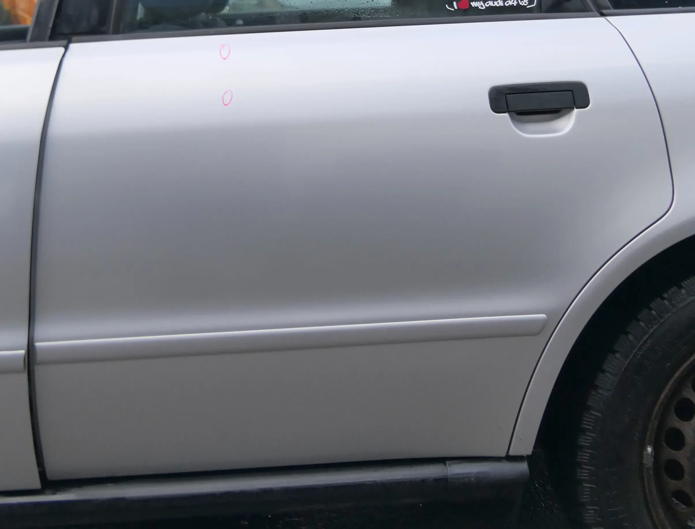 Audi A4 B5 Tür Türblatt hinten links grau LY7T Kombi Limo - Bild 1