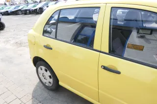 Skoda Fabia 6Y Limousine Schrägheck Tür hinten rechts gelb LF1R - Bild 2