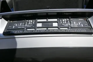 VW Polo 9N 9N3 Stoßstange Heckstoßstange hinten silber LA7W - Bild 4