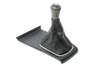 Audi A6 4B Schaltknauf Schaltsack Schaltknüppel original 5-Gang Leder - Bild 3