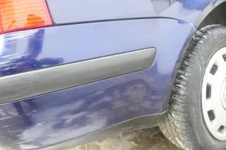 VW Golf 4 Kombi Avant Stoßstange hinten Heckstoßstange Stoßfänger blau LB5N - Bild 9