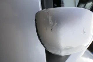 Golf 4 Bora elektrischer Spiegel vorne rechts Außenspiegel grau silber LA7W Glas - Bild 3