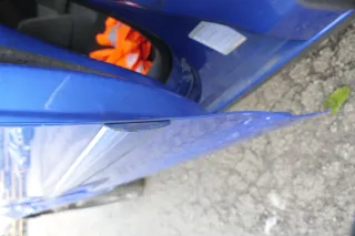 VW Polo 9N 9N3 Tür vorne links Fahrertür 4/5-Türer blau LA5M ohneAnbautei - Bild 11