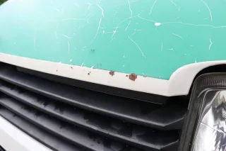 VW T4 Transporter Pritsche Motorhaube Haube Klappe vorne weiß L902 - Bild 3