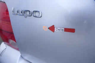 VW Lupo 6X Heckklappe Klappe Kofferraumklappe Scheibe silber LA7W grau - Bild 6
