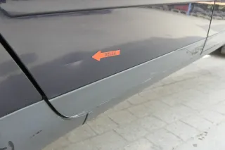 Audi A4 B6 8E Türblatt Tür hinten rechts blau LZ5L Kombi Avant + Rahmen - Bild 2