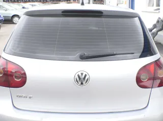 VW Golf 5 V Heckklappe hinten Kofferraumklappe mit Scheibe silber grau LA7W Sil - Bild 1