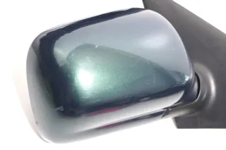 VW Polo 6N manueller mechanischer Spiegel Außenspiegel rechts Glas grün LC6P grü - Bild 2