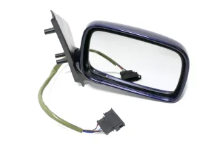 VW Polo 6N elektrischer elektrisch Spiegel Außenspiegel rechts blau LB5N +Glas d - Bild 1
