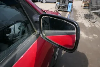 VW Passat 3A 35i mechansicher Spiegel Außenspiegel rechts mit Glas schwarz matt - Bild 4