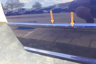 VW Golf 4 Tür vorne rechts Beifahrertür 2/3-Türer blau LB5N indigoblau 79,99 - Bild 4