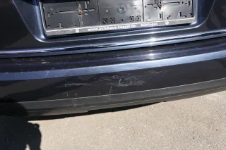 VW Passat 3C Kombi Stoßstange hinten Heckstoßstange Stoßfänger grau blau LC5F - Bild 5