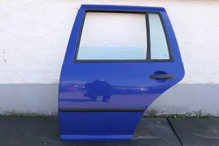 VW Golf 4 Bora Tür hinten links nur Kombi / Variant blau LA5C - Bild 1