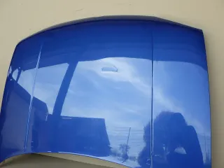 VW Golf 4 Motorhaube Haube Klappe vorne blau LA5W - Bild 2