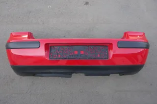 VW Golf 4 Limousine Stoßstange hinten Heckstoßstange Stoßfänger rot LP3G - Bild 1