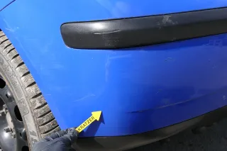 VW Polo 9N 9N3 Stoßstange Heckstoßstange hinten blau LA5F summerblue - Bild 2