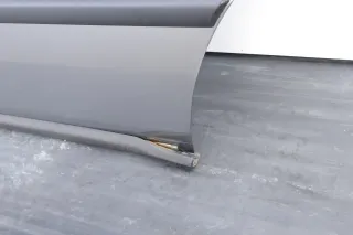 Audi 80 90 Limouisne Stufenheck Tür hinten links Rahmen Türblatt grau LY7P - Bild 4