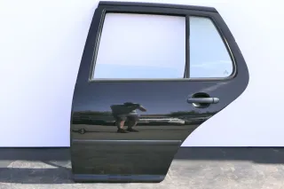 VW Golf 4 Limousine Limo Tür hinten links schwarz LC9Z metallic met (KEINkombi) - Bild 1