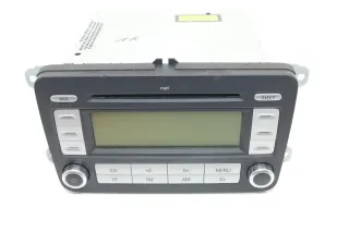 VW Golf 5 Radio CD Player Original RCD300 1K0035186AD MP3 mit Code - Bild 1