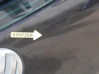 VW Polo 9N3 9N Heckklappe Kofferraumklappe Klappe schwarz LC9Z ohne Anbauteile - Bild 9