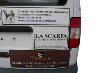 VW Caddy 2k Heckklappe mit Scheibe hinten weiß - LB9A OHNE Anbauteile - Bild 4