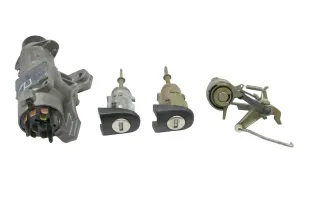 VW Golf 4 Lim Schloßsystem 2x Türschloß 1x Schlüssel Schloß Zündschloß Hecksch - Bild 2