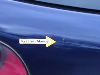 Ibiza 6L Heckklappe Klappe hinten Kofferraumklappe blau LW5U - ohne Spoiler - Bild 8