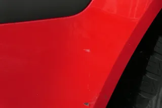 VW Golf 4 Limousine Stoßstange hinten Heckstoßstange Stoßfänger rot LP3G - Bild 14