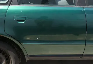 Audi A4 B5 Tür Türblatt hinten rechts grün LZ6J Kombi Limo - Bild 1