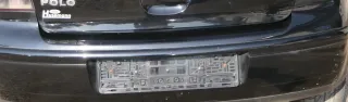 VW Polo 9N 9N3 Stoßstange Heckstoßstange hinten schwarz L041 - Bild 2