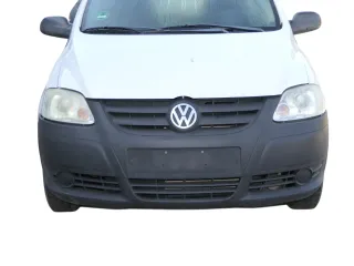 VW Fox 5Z Stoßstange vorne Stoßfänger schwarz mit Grill - Bild 1