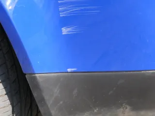 VW Golf 4 Limousine Stoßstange hinten Heckstoßstange Stoßfänger blau LW5Z - Bild 17