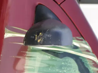Skoda Fabia 6Y mechanischer Spiegel Außenspiegel links schwarz Glas - Bild 2