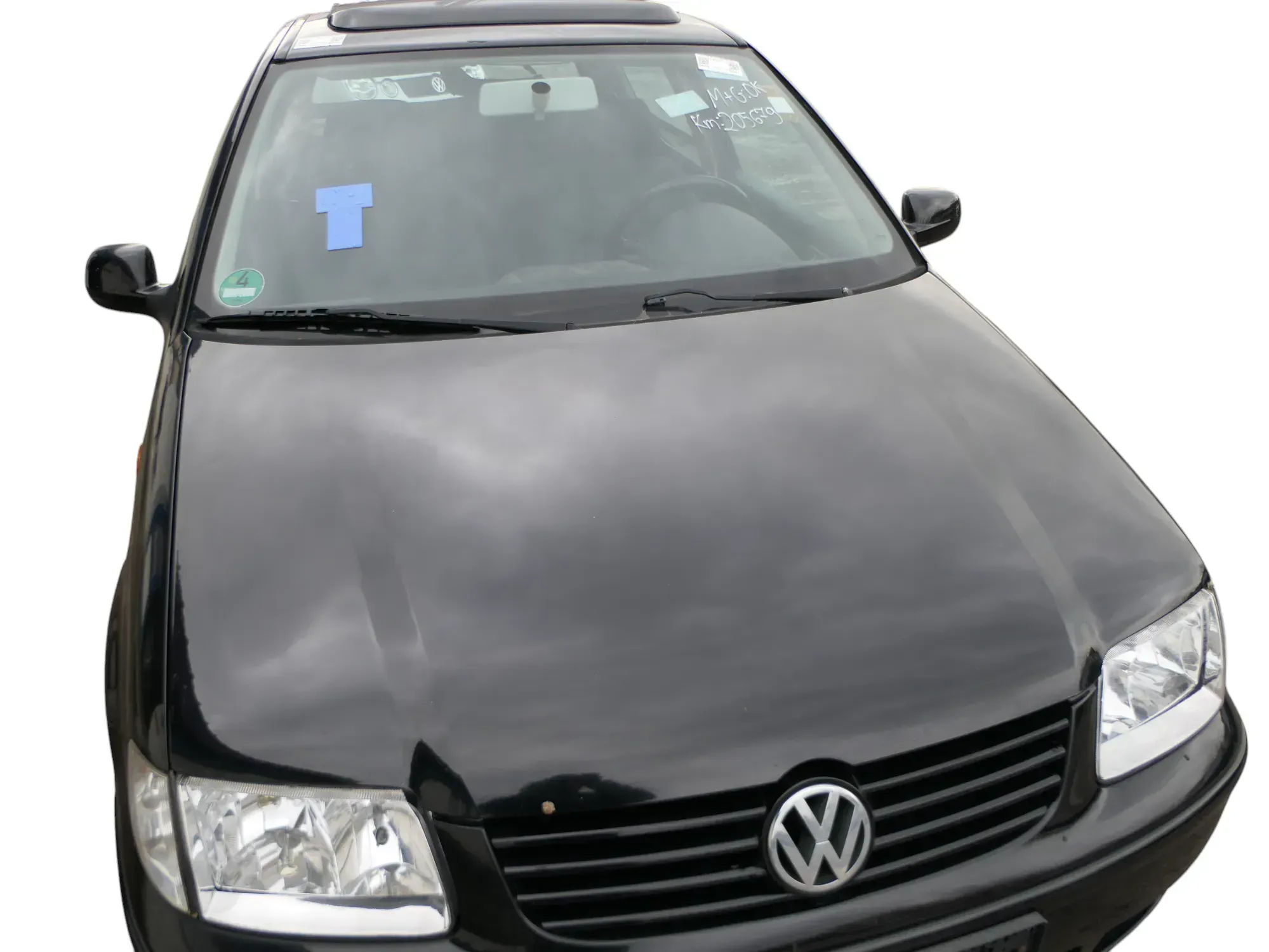 VW Polo 6N2 Motorhaube Haube vorne Klappe schwarz LC9Z blackmagic - Bild 1