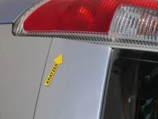 Skoda Roomster 5J Heckklappe hinten Kofferraumklappe mit Scheibe silber - Bild 4