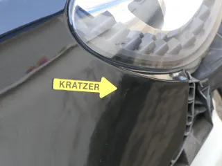 VW Golf 6 Variant Kombi AJ5 Kotflügel vorne rechts schwarz L041 - Bild 2