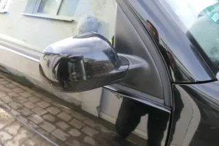 VW Lupo Arosa mechanischer manueller Außenspiegel rechts schwarz L041 - Bild 2