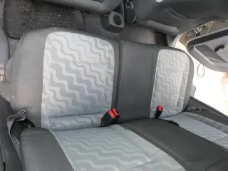 Skoda Fabia 5J 5itz Sitze hinten Rückbank Rücksitzbank 3 Punkt Gurt Isofix blau - Bild 5
