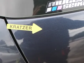 Golf 5 6 Kombi Variant AJ5 hinten Heckklappe mit Scheibe Deckel blau grau LC5F - Bild 7
