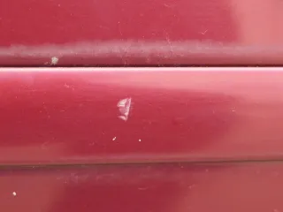 Audi A6 4B C5 Tür nur Türblatt vorne rechts Beifahrertür rot LZ3L - Dellen! - Bild 5