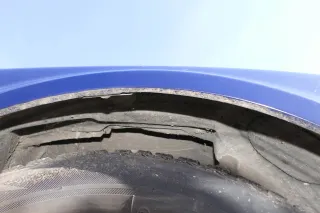 VW Passat 3BG Kotflügel vorne rechts blau LA5E uni (Blinkerloch) - Bild 2