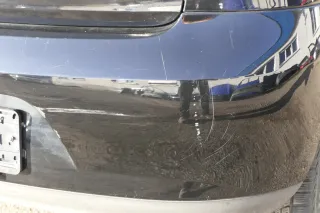 VW Fox 5Z Stoßstange hinten Stoßfänger schwarz L041 uni Heckstoßstange - Bild 2