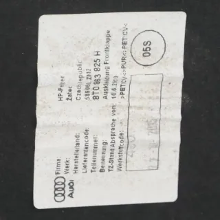 Audi A5 8T Dämpfung Motorhaube Motorhaubendämmung ORIGINAL von NEUFAHRZEUG ## - Bild 4
