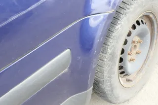 VW Passat 3BG Kombi Stoßstange hinten Heckstoßstange Stoßfäng blau LB5N indigobl - Bild 3